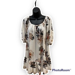 Shareen Collection floral baby doll dress.